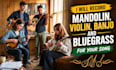 record mandolin, violin, banjo and bluegrass for your song