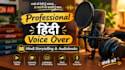 record a professional hindi voice over