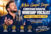 be male gospel singer christian soulful worship vocalist demo lead choir bvg