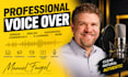 provide a professional german male voice over
