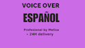 do professional female spanish voice over