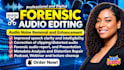remove and cleanup audio background noise audio editing, audio file restoration