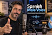 record a personalized spanish male voice message