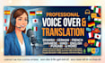 do voice over and translation in multiple languages