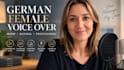 record a professional german female voice over