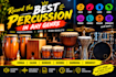 record professional percussion, conga, cajon, bongos, djembe, drumset