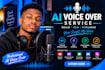 create a professional ai voice over for any project