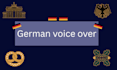 do a professional native german voice over