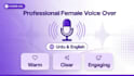do professional female urdu voice over and narration