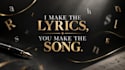 write the lyrics to your song