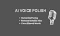 edit, polish and humanize your ai voice over