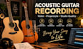 record acoustic and nylon professional guitars