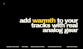 process your tracks with analog gear