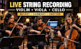record live violin, viola and cello for your song