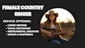 be your female country singer