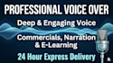 record a professional urdu and english voice over
