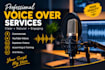 record a professional urdu voice over