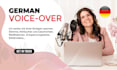 record a professional german answering machine greeting