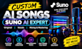 create a custom ai generated song using suno ai