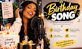 create a personalized birthday song with custom lyrics