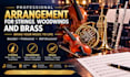 create a professional arrangement for strings, woodwinds, and brass