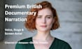 narrate your documentry with a professional british voice
