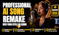recreate or remake ai generated song using suno studio quality