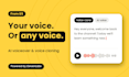 clone your voice or create ai voiceover using elevenlabs