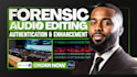 do forensic audio cleanup, detect background voice, and enhance any audio