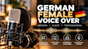 record a natural german female voice over