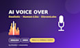 create realistic ai voice over using elevenlabs