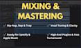 clean up, edit, mix and master your song