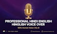 do hindi voice over, cartoon voice and hindi translation