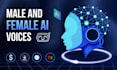 do male and female voiceover using eleven labs