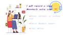 record a clear mandarin voice over for your video