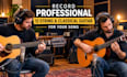 record professional 12 string and classical guitar for your song