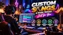 create original custom songs and music tracks