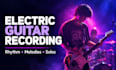 record electrict guitar rhythms, and solos for your song