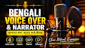 provide professional bengali voice over