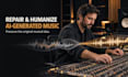 repair and humanize ai generated music