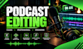 do your forensic podcast or beats dialogue cleanup, audio editing, audio setup