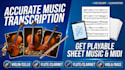 professionally transcribe orchestral instruments violin, cello, viola