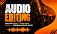 perform forensic audio cleanup, detect background voice and enhance any audio