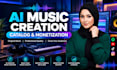 create ai trending music for your catalog and monetize it