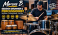 record professional drums, conga, bongo for your song