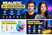 create realistic ai voice overs in 70 plus languages