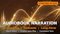 narrate your audiobook or e learning course with ai voice