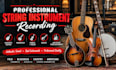 record authentic bluegrass and country string instruments for your tracks