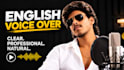 provide a professional english voice over