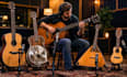 record live baritone, resonator guitar, balalaika and charango